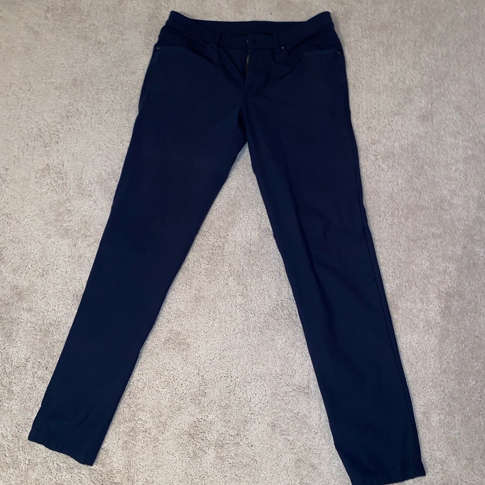 Dark Blue Lululemon ABC slim pants